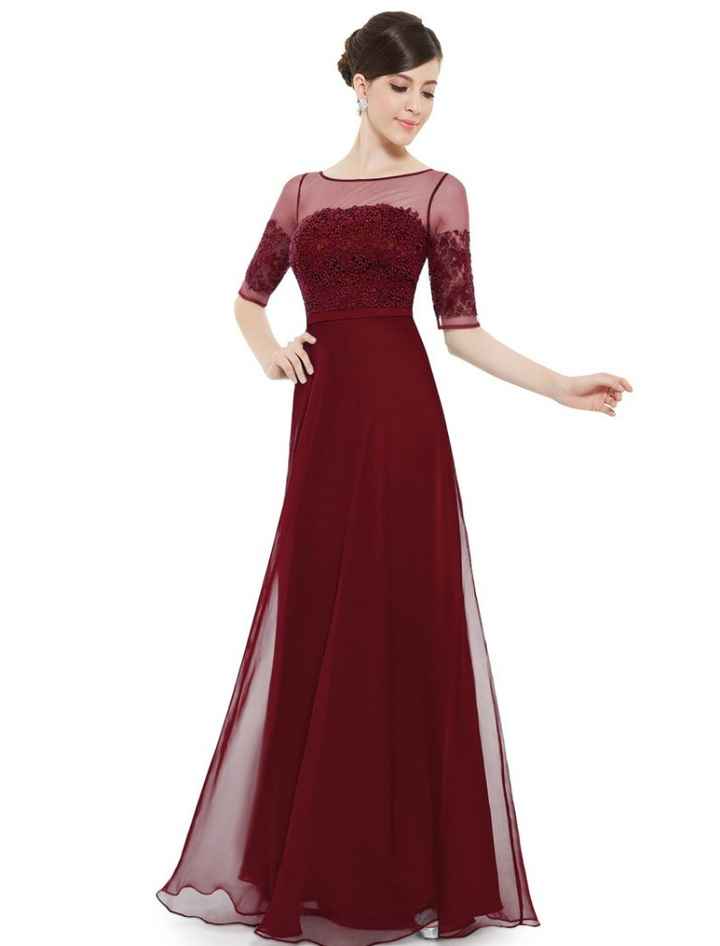 Vestido Marsala