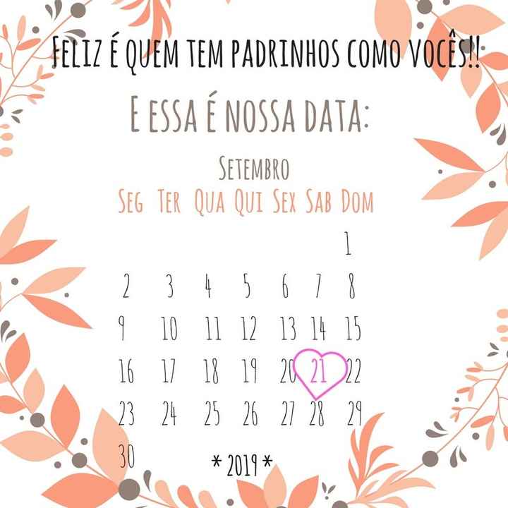 2. Data da cerimônia