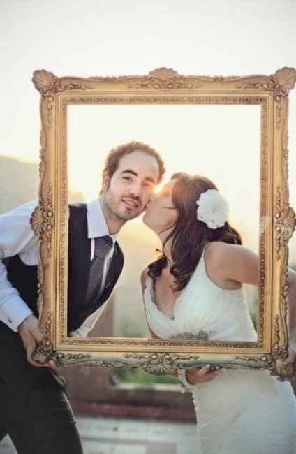 Porta retrato para tirar foto. - 3