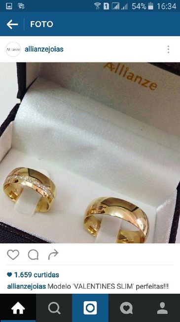 Minha aliança de casamento - 1