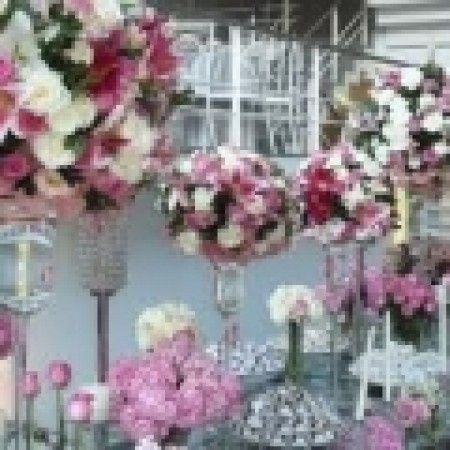 Decoração rosa!