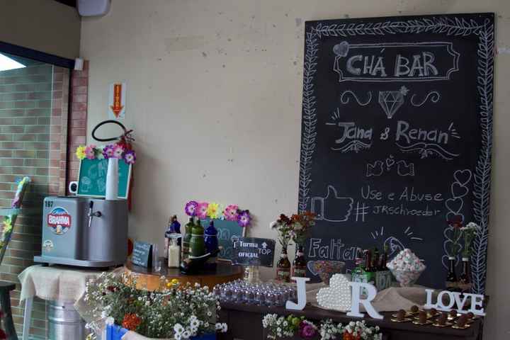 Detalhes do nosso chá bar