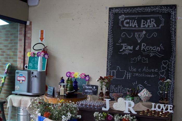 Detalhes do nosso chá bar