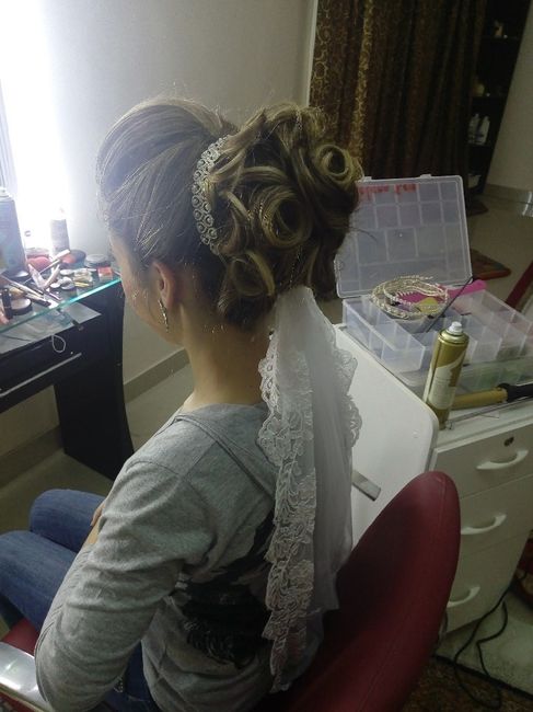 Meu teste de make e penteado! faltam 22 dias 2