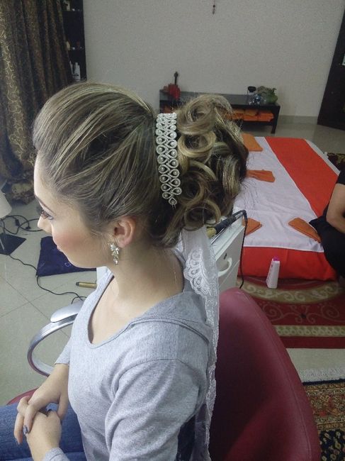 Meu teste de make e penteado! faltam 22 dias 3