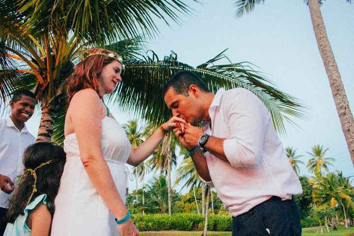 A emoção é a mesma de um casamento com mil convidados! 