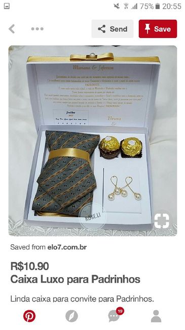 Convite para padrinhos 1