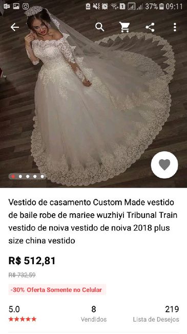 Poste a sua foto inspiração do tipo de vestido de noiva que você procura 😍 - 1