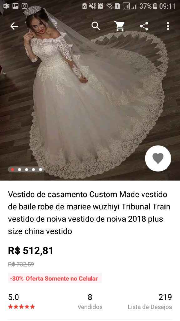 Poste a sua foto inspiração do tipo de vestido de noiva que você procura 😍 - 1