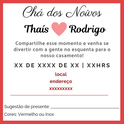 Convite chá de panela 2