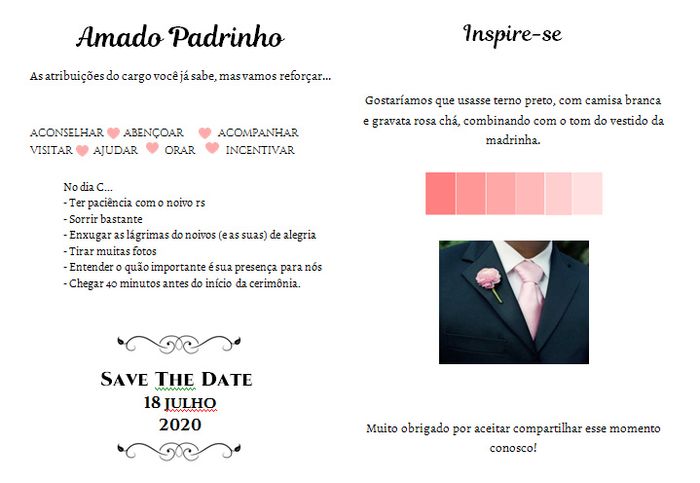 Manual Padrinhos