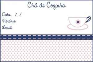chá de cozinha
