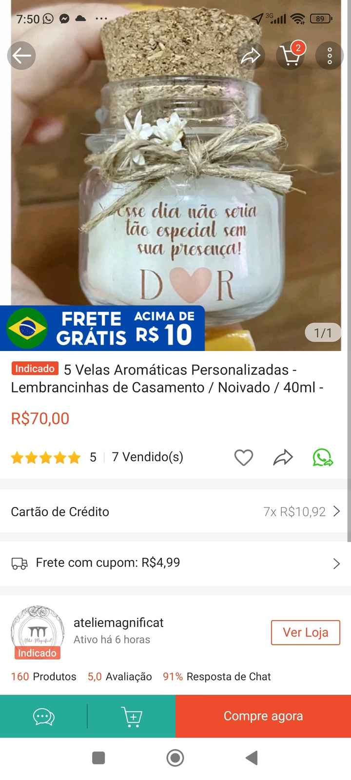 Poste AQUI uma foto da lembrancinha que vão dar para as pessoas convidadas🎁👇 - 1