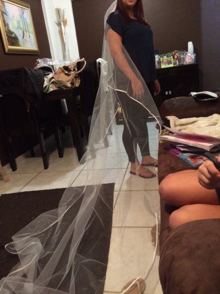 Meu veu chegou do aliexpress - 2