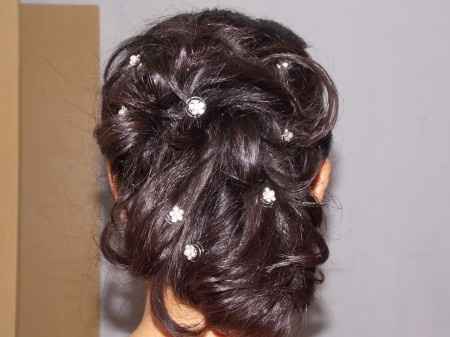 Fui madrinha e fiz esse penteado
