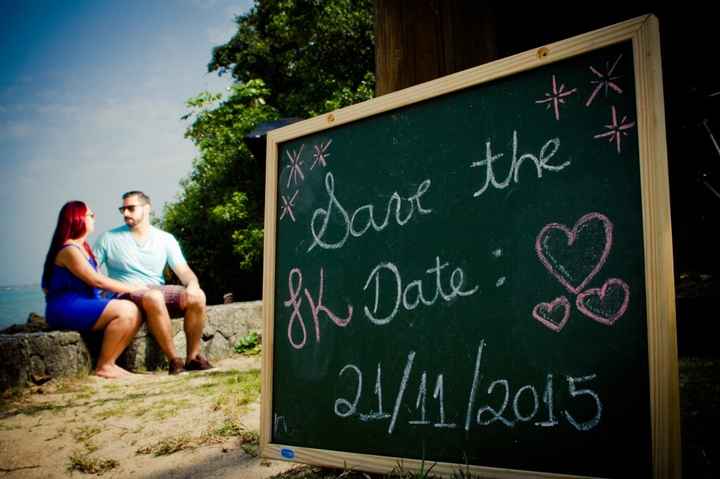 Mais fotos do nosso save the date - 7