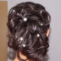 Fui madrinha e fiz esse penteado