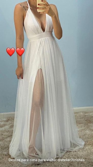 Você prefere: Alugar ou comprar o vestido de noiva? 1