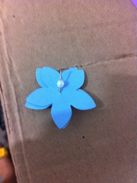 flor para preencher o isopor
