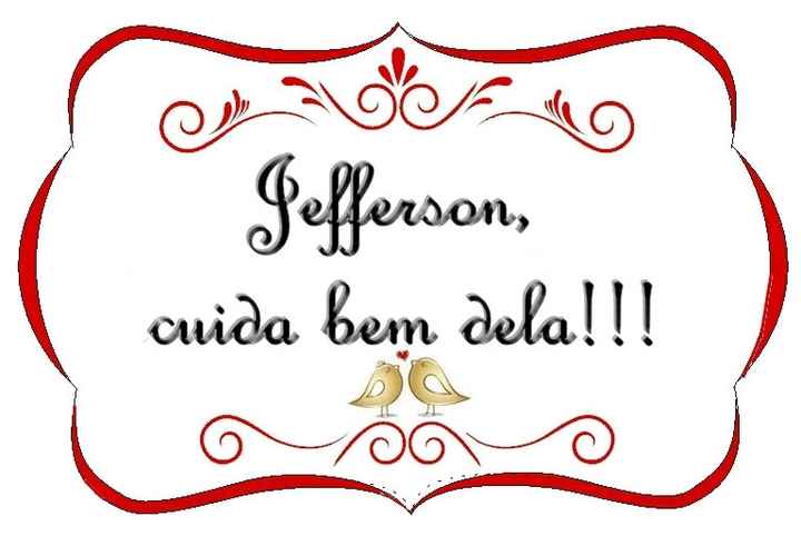 cuida bem dela!