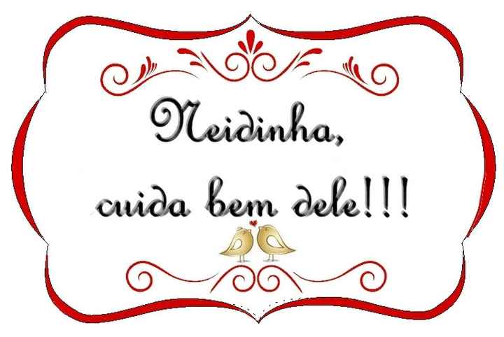 cuide bem dele!