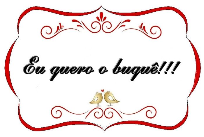 Eu quero o buquê!
