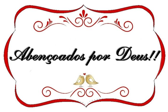 Abençoados por Deus!