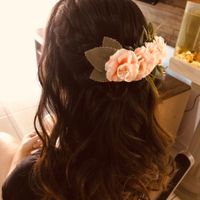 Fiz meu arranjo de cabelo. - 2