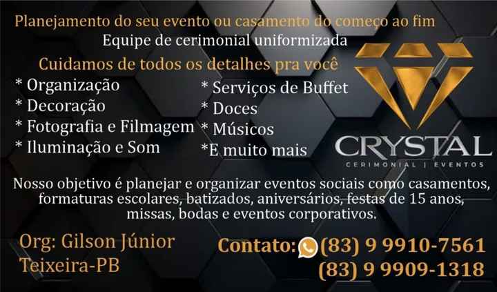 Cristal  Cerimônia  Eventos - 1