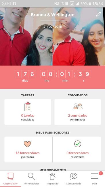 Quantos dias marca seu contador? 3