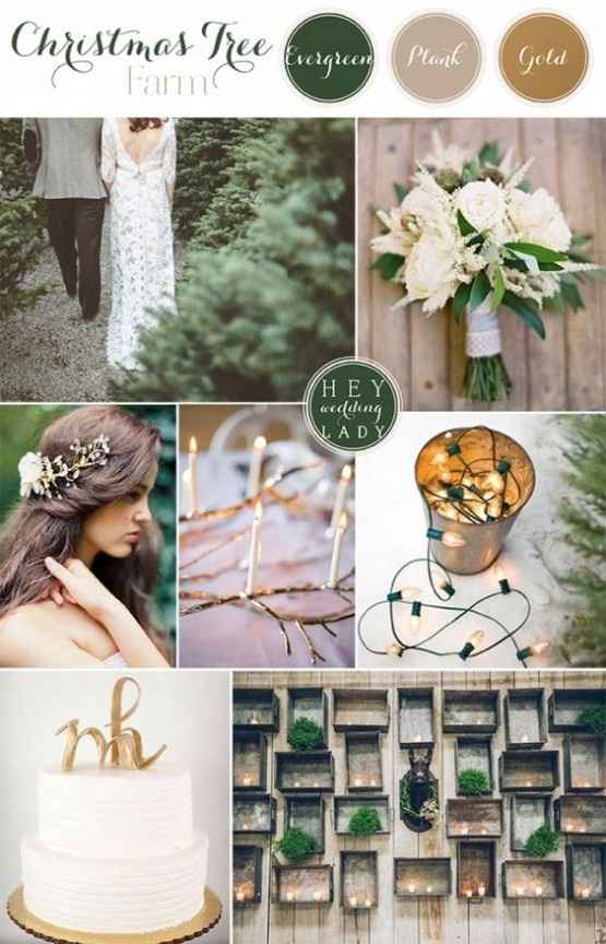 Cores: verde, nude e dourado
