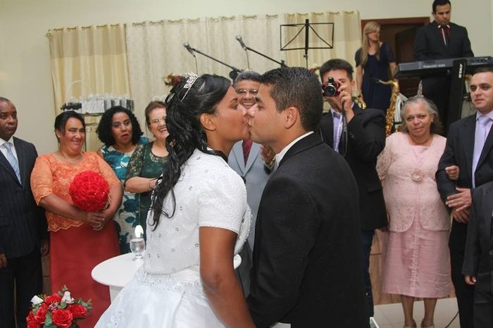 Enfim casados...