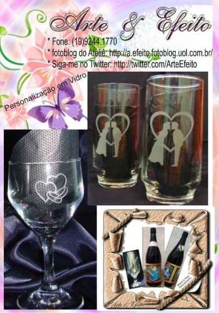 Taças Personalizadas e Rotulos Personalizados