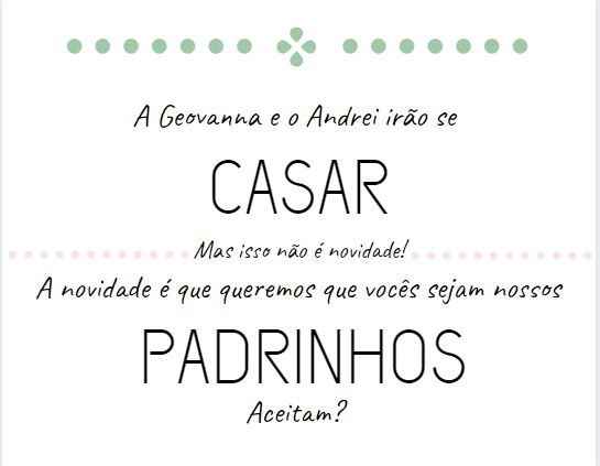 Targeta do convite 