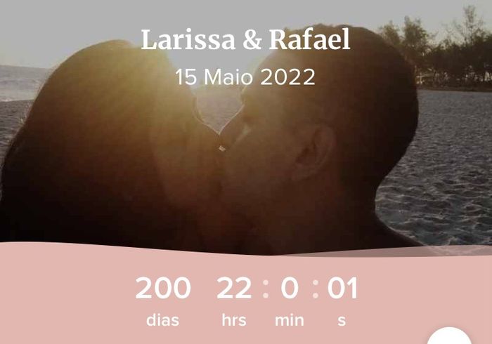 Contador virou - 200 dias  ⏳⏱ 🙏🏼👰🏻 - 1