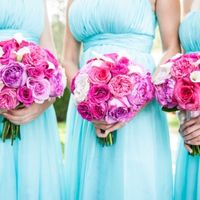 A cor da decoração do meu casamento