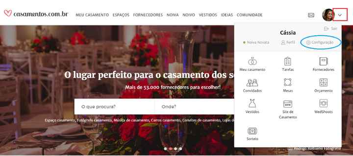 Como vincular contas