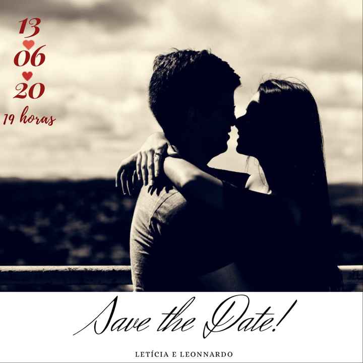 Nosso save the date #vemver - 1