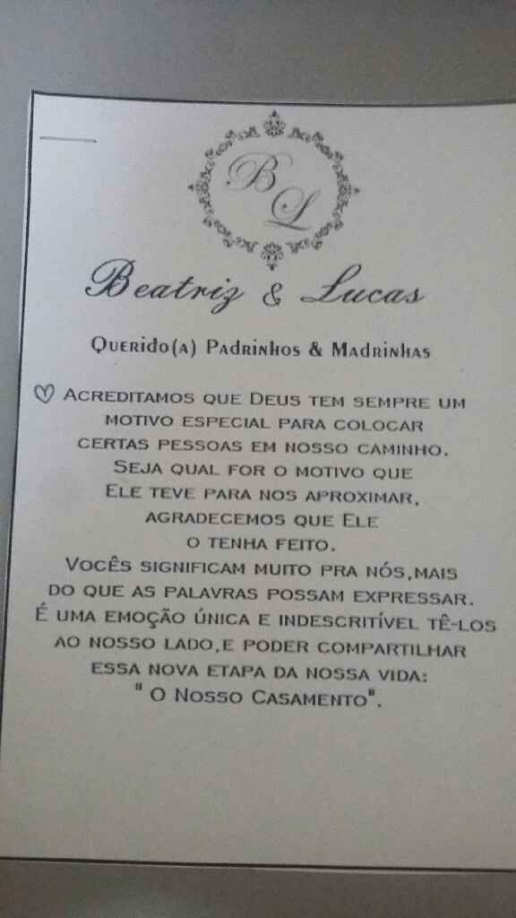 Convite para os padrinhos dy - 1