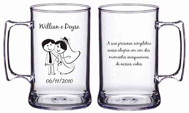 CANECA PERSONALIZADA P/ OS PADRINHOS 