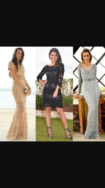 Vestido de madrinha de casamento de #crochê, confira.... - 5