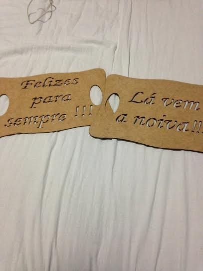 Nossas plaquinhas