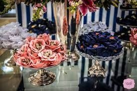 Azul royal com rosa