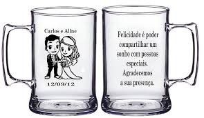Caneca de acrílico