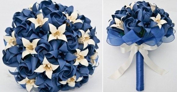 Buquê de origami