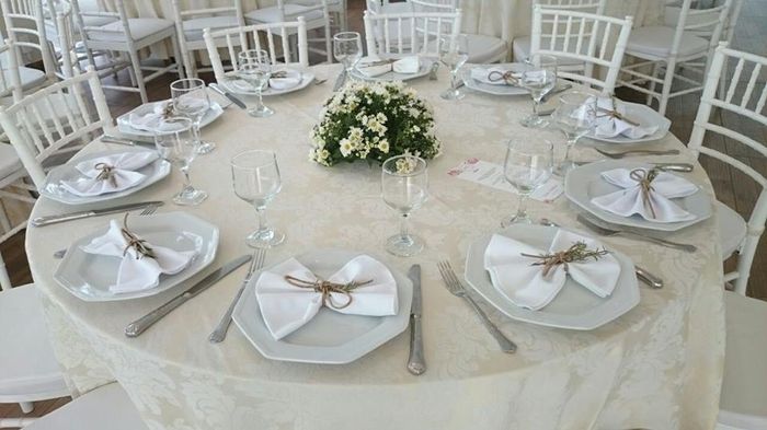 mesa de convidados