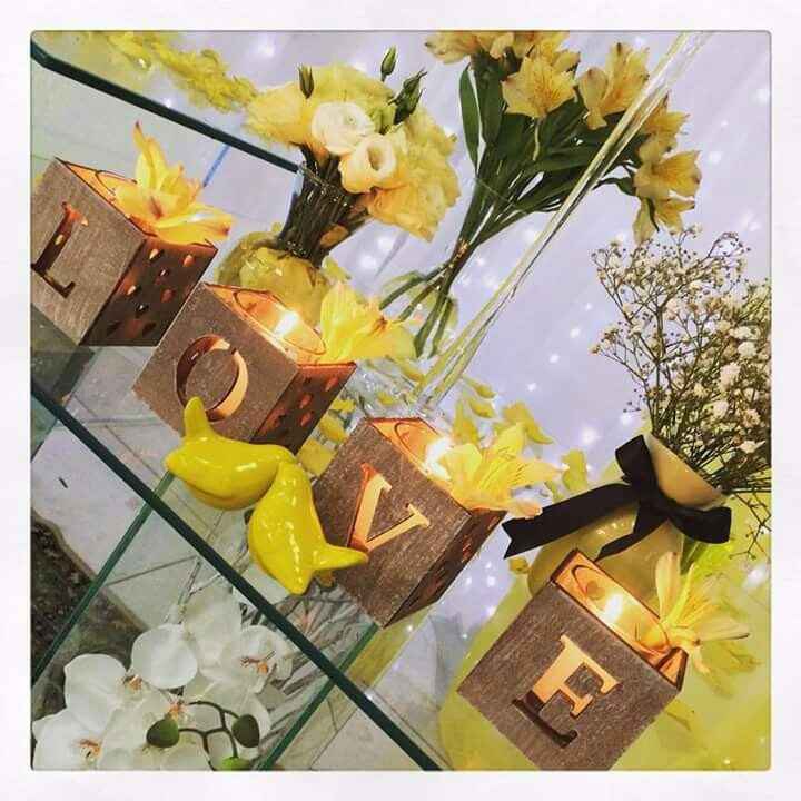 Decoração em amarelo é azul - 7
