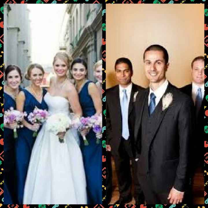 A cor das minhas madrinhas e padrinhos - 1