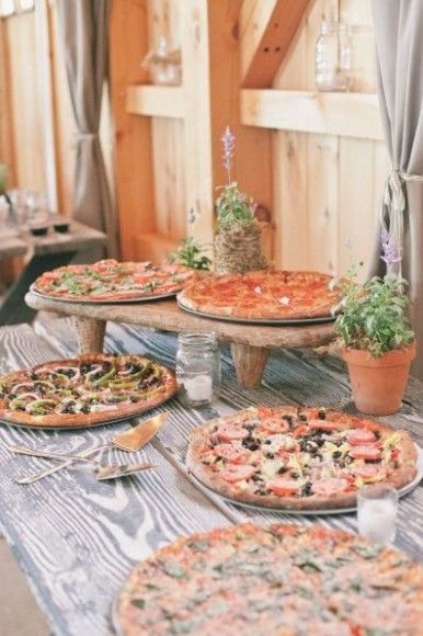 Pizza no casamento! 