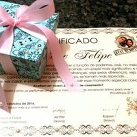 Convite dos padrinhos + mimo - 2